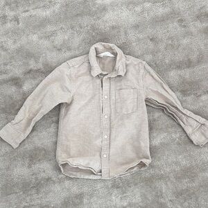 H&M Kids Beige Button Down Shirt